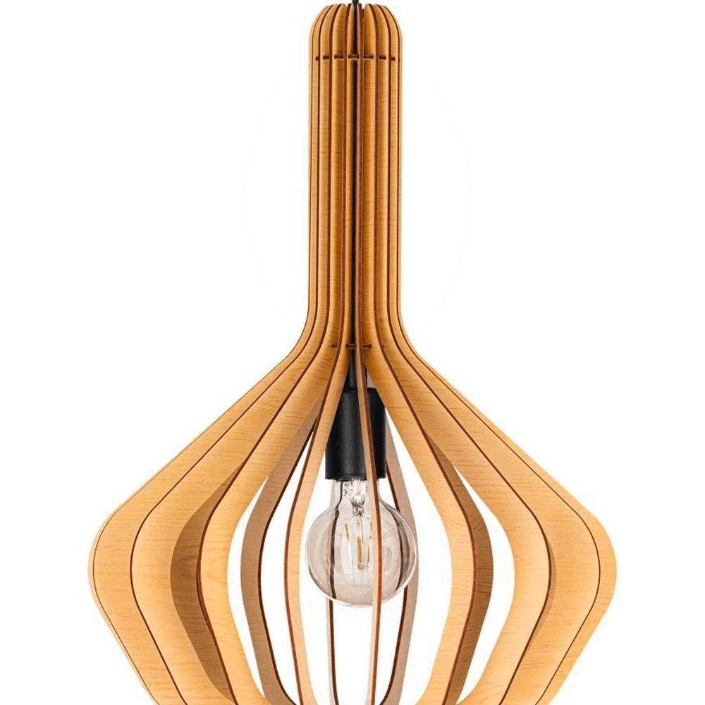Houten hanglamp Velasco Ø 38cm Eglo 9008606224050