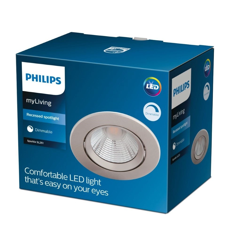 Dimbare led inbouwspot Sparkle Philips 8718699755706
