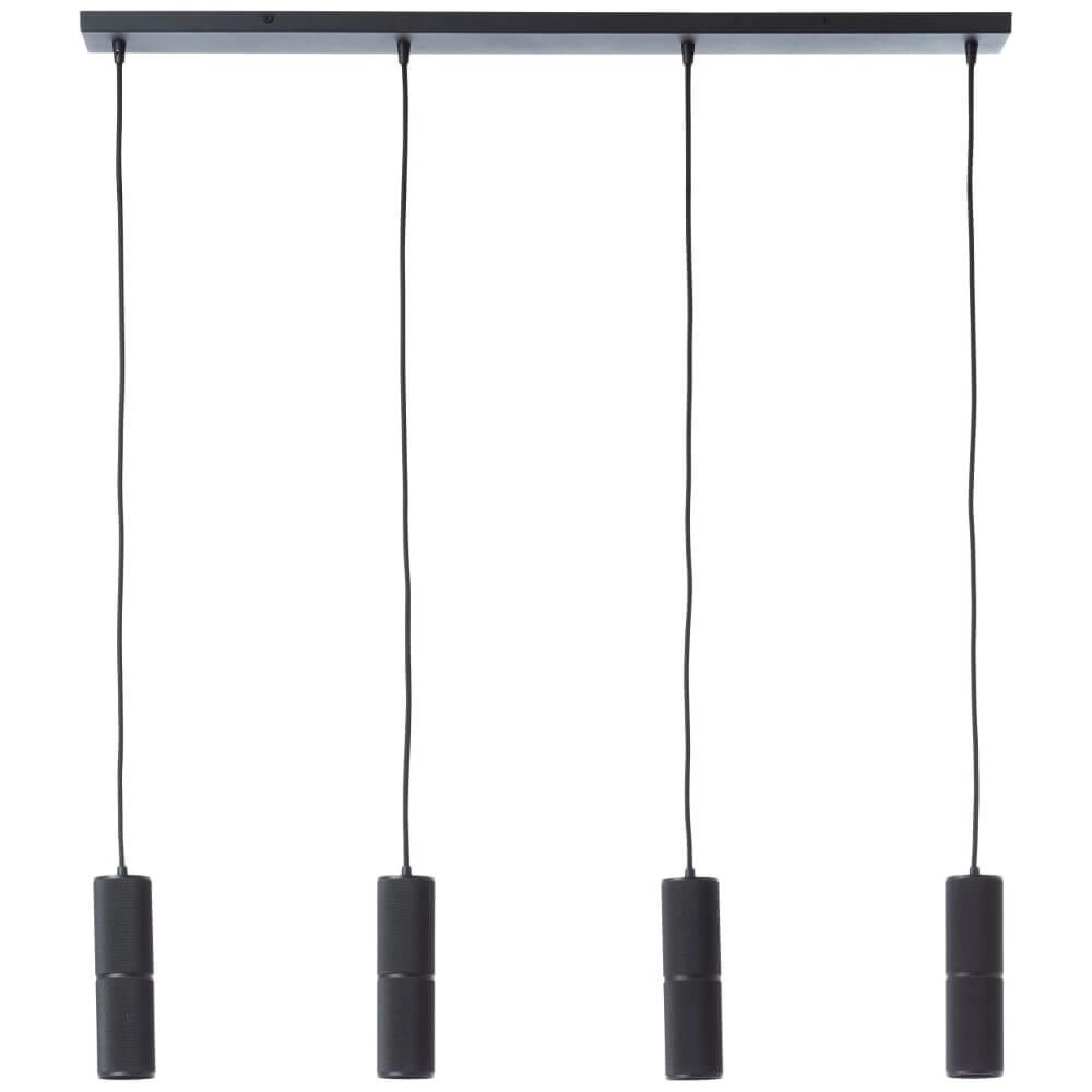 4-lichts hanglamp Marty zwart Brilliant 4004353438271