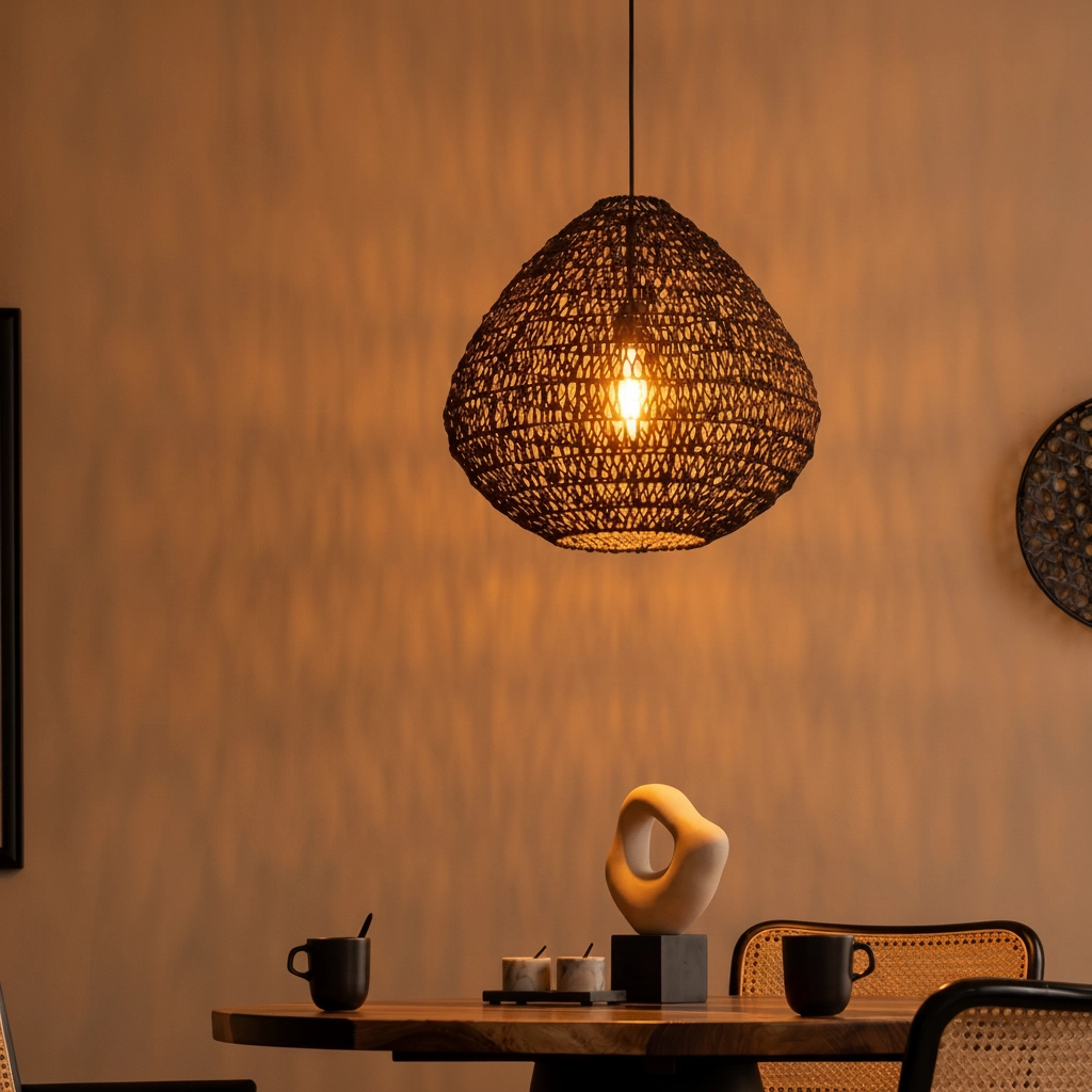 Bohemian hanglamp Melody zwart