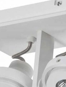 GU10 opbouwspot Meist 3-lichts wit Artdelight 8719831731848