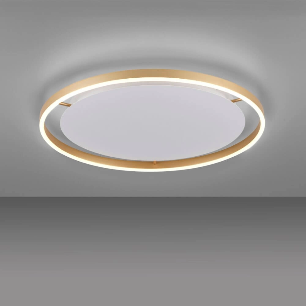 Plafondlamp Ritus messing Ø 58,5cm Just Light 4043689985639