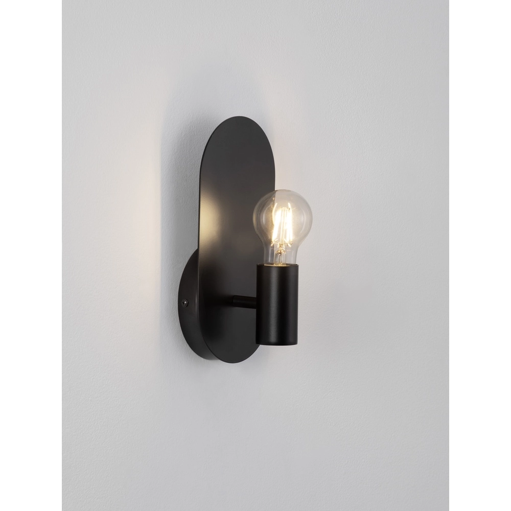 Wandlamp Royal ovaal zwart Lyora 5212017436146
