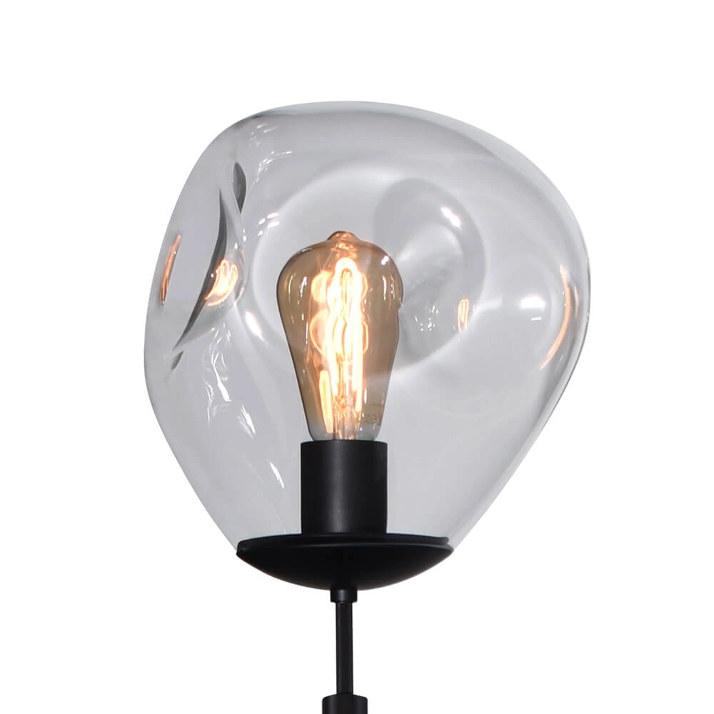 Vloerlamp Lava Ø 24cm helder glas Masterlight 8718121286662