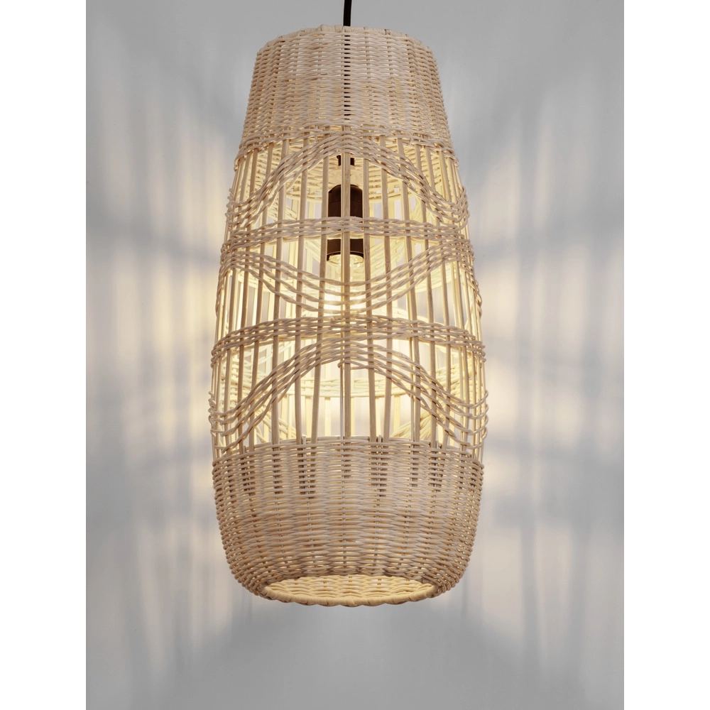 Hanglamp Riu Ø 22cm rotan Lyora 5212017477583