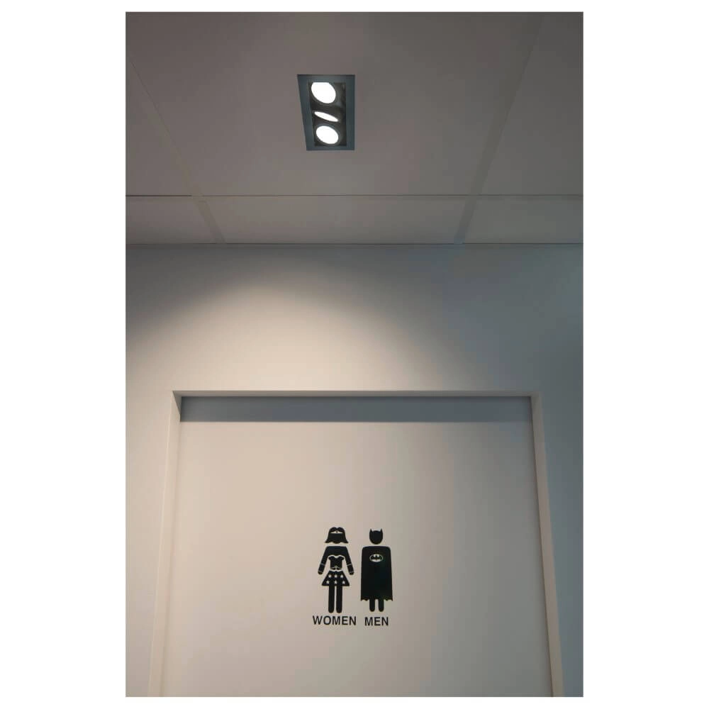 Vierkante led inbouwspot Kadux Triple 3x Led - zwart - 3000K SLV 4024163278867