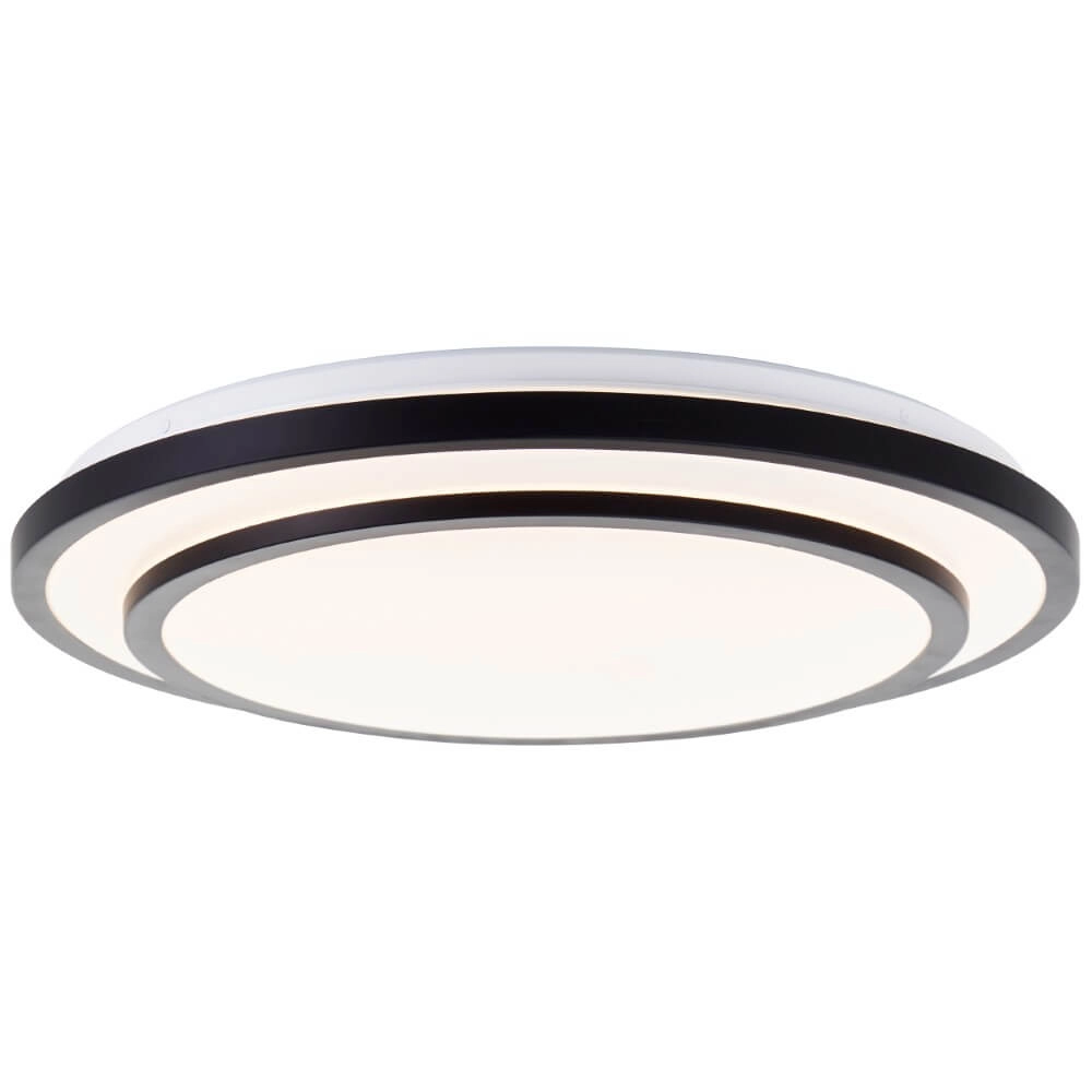 Zwarte plafondlamp Luciano Ø 49,5cm Brilliant 4004353426506