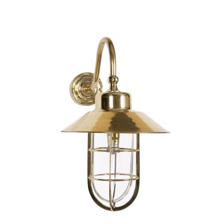 Muurlamp Wheelhouse gepoetst goud (PBUL) Limehouse 8716803506534