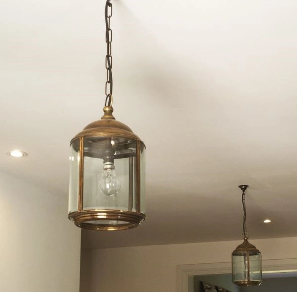 Landelijke hanglamp Wentworth antiek koper (ANT) Limehouse