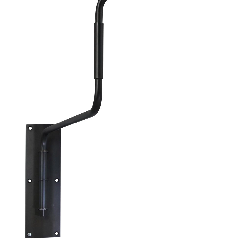 Roestbruine wandleeslamp Industria 123cm roestbruin met zwart Masterlight 8718121235745