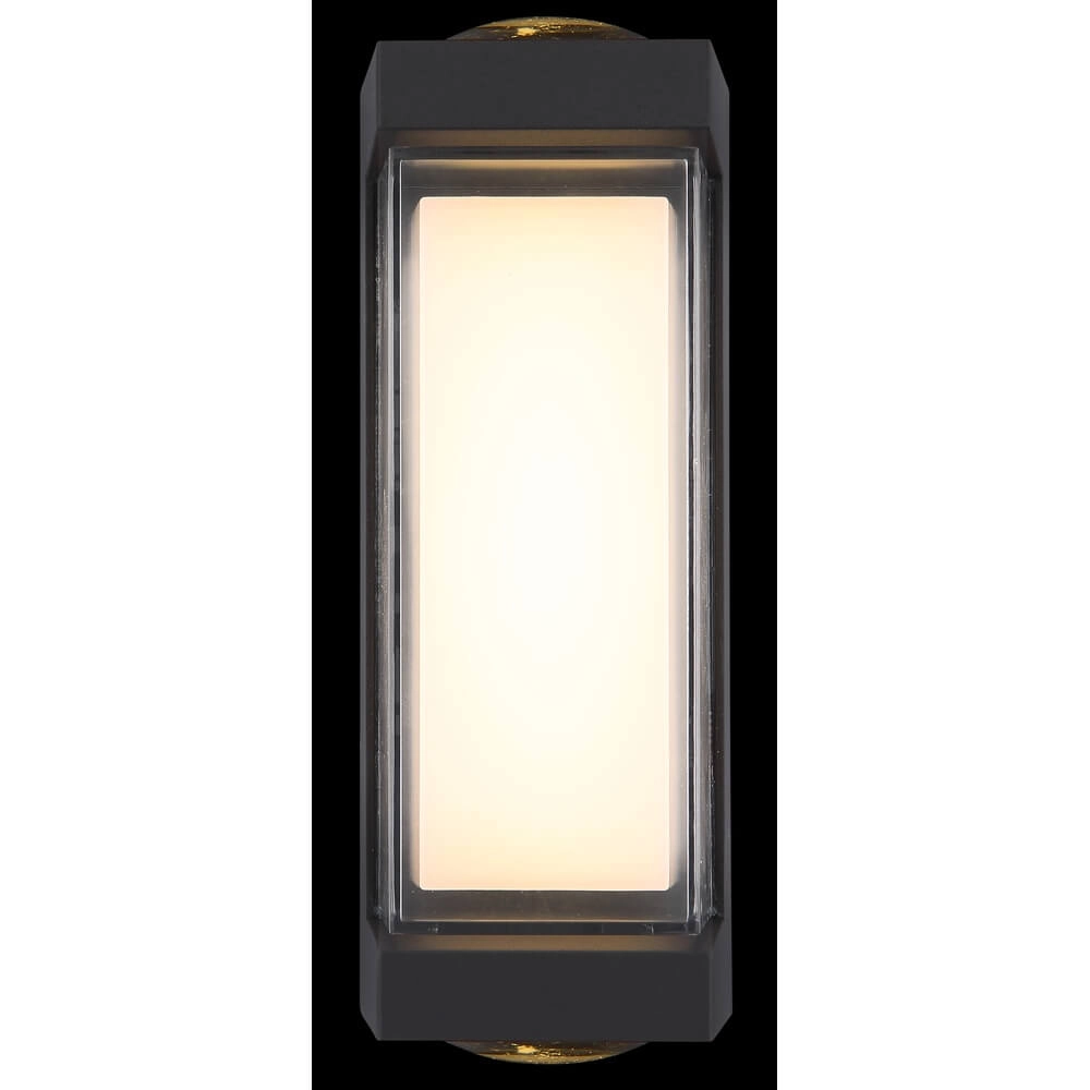 Design wandlamp Plixon antraciet rechthoek Globo 9007371455430