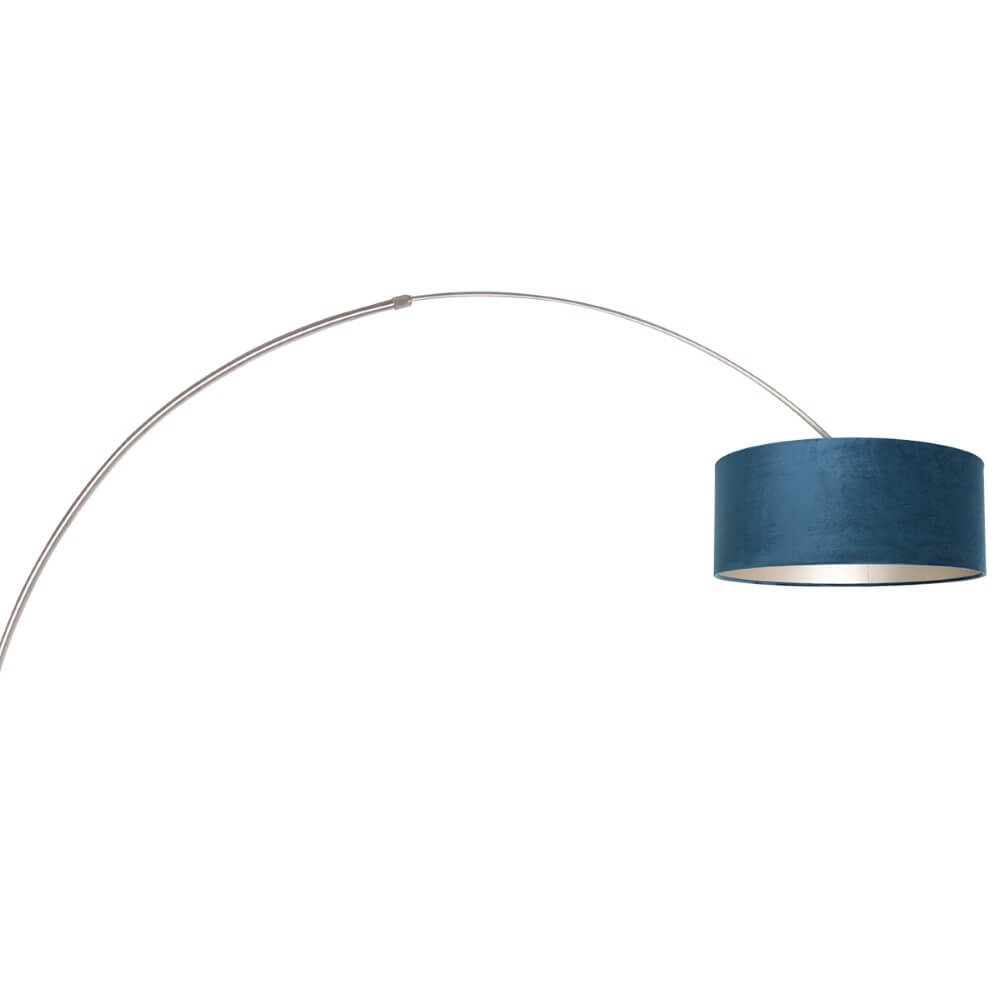 Booglamp Sparkled met blauw velvet Steinhauer 8712746147292