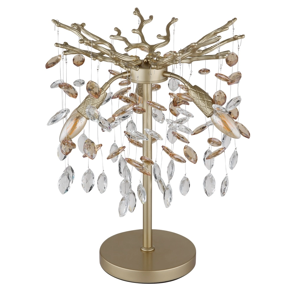 Tafellamp Queena goud Ø 36cm Globo 9007371528684