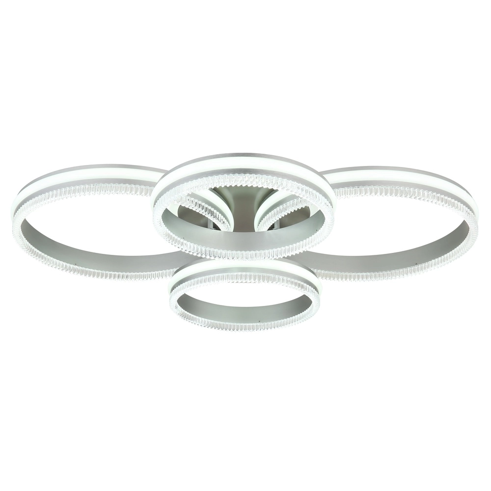 Plafondlamp Francine gunmetal 4 ringen Globo 9007371592630
