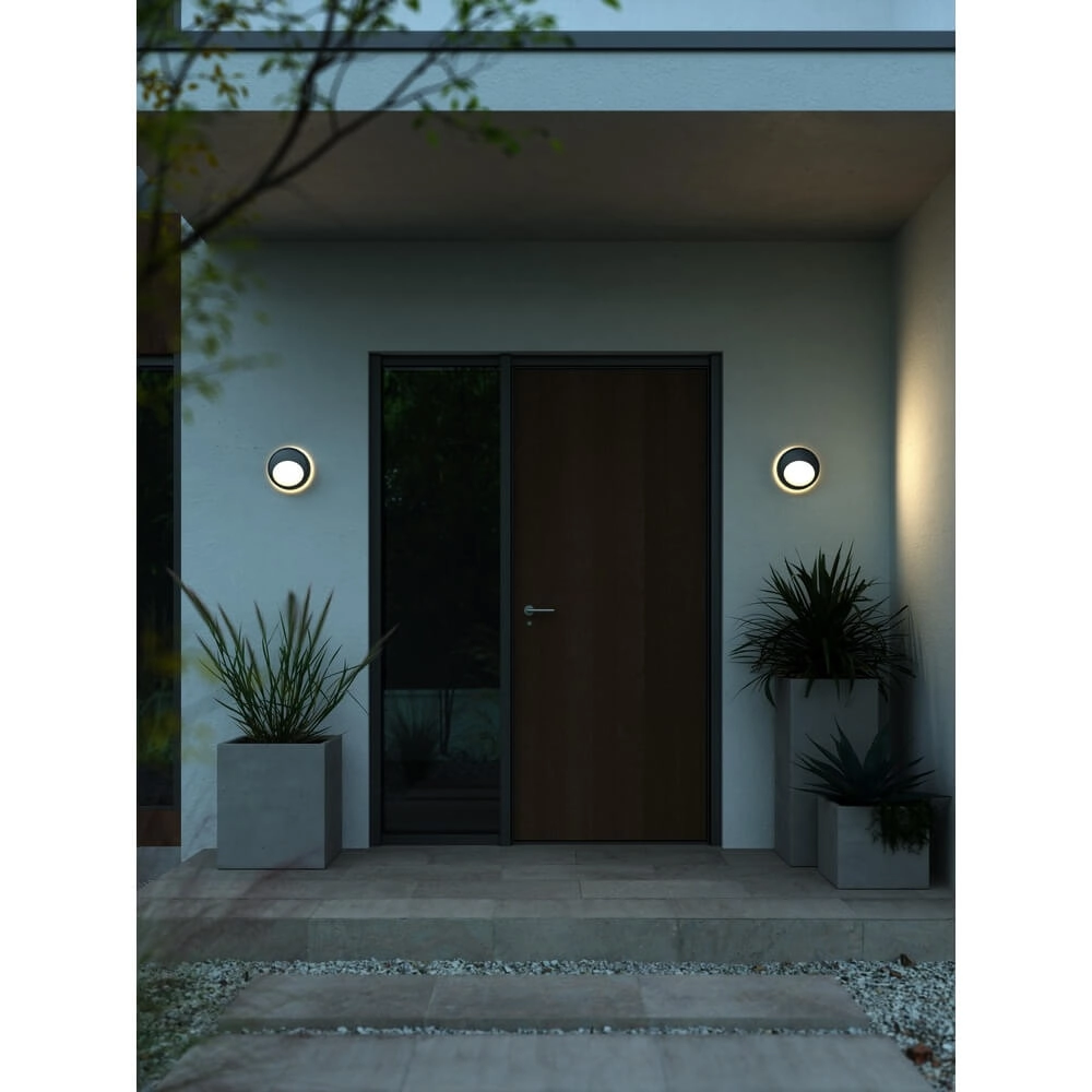 Design wandlamp Oliver zwart rond Nordlux 5704924011009