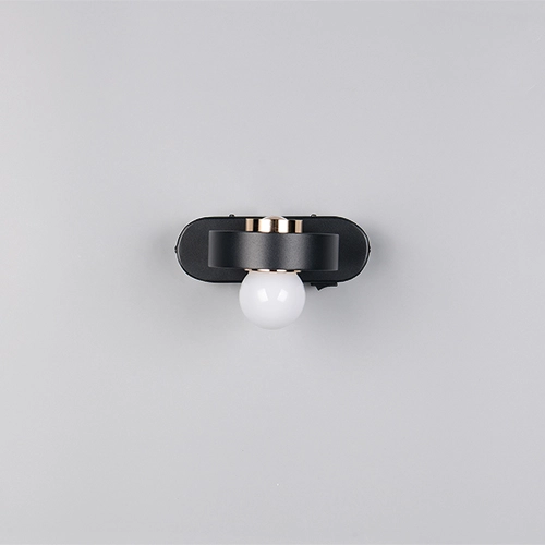 Wandlamp Arpino zwart 15cm Trio 4017807683639