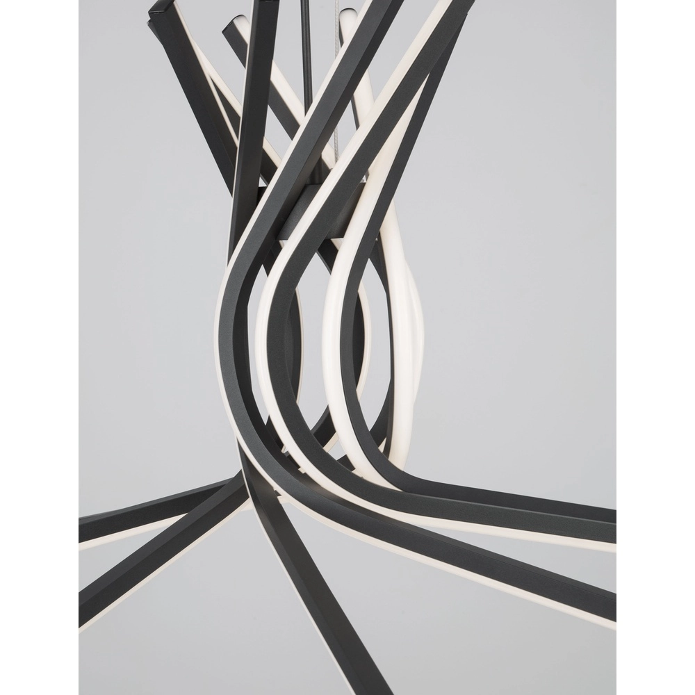 Design hanglamp Narvi M zwart Ø 80cm Lyora 5212017424198