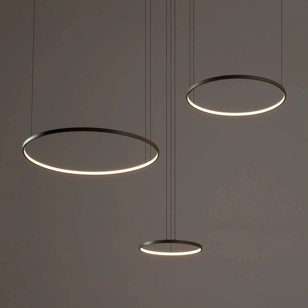 Design hanglamp Circolo LED olijfgroen Lyora 5903139113984