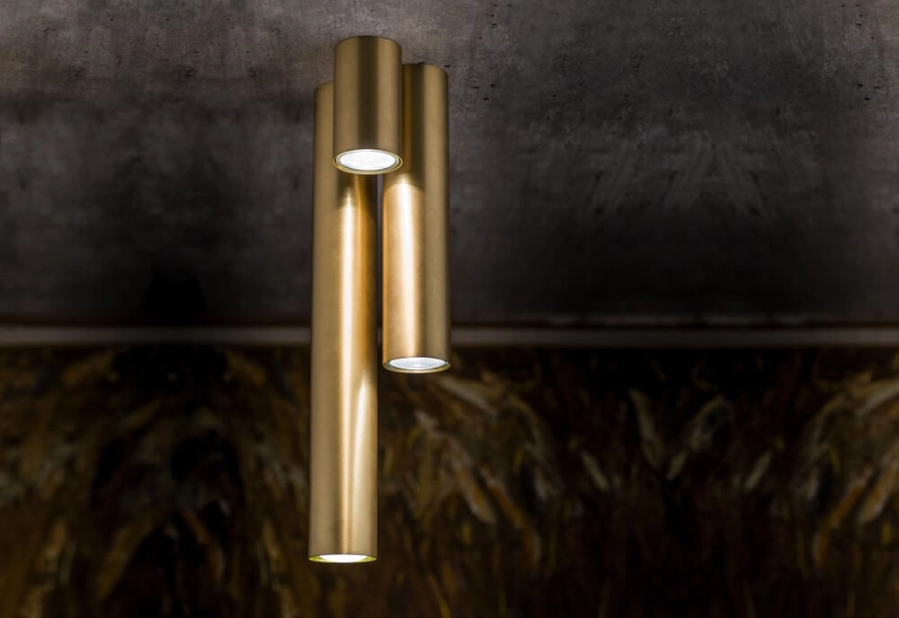 Vide hanglamp Eye zwart met goud Lyora 5903139891592