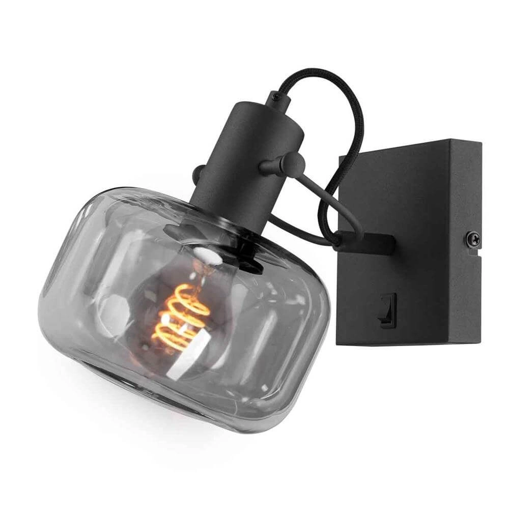 Wandlamp Glaslic smoke glas Steinhauer 8712746174038