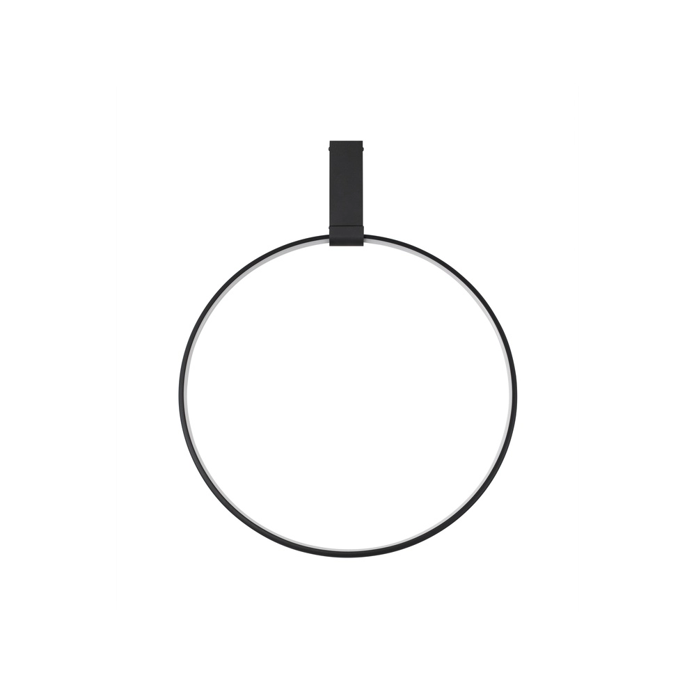 Design plafondlamp Garve zwart Ø 60cm Lyora 5212017431813