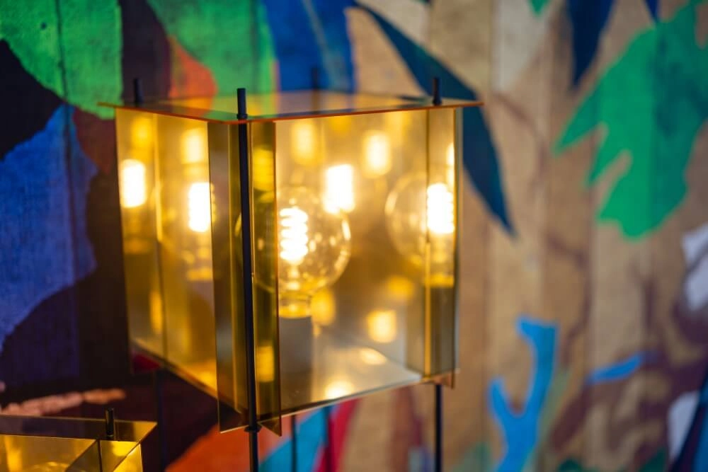 Vierkante vloerlamp Cube 160cm ETH 8720195304883