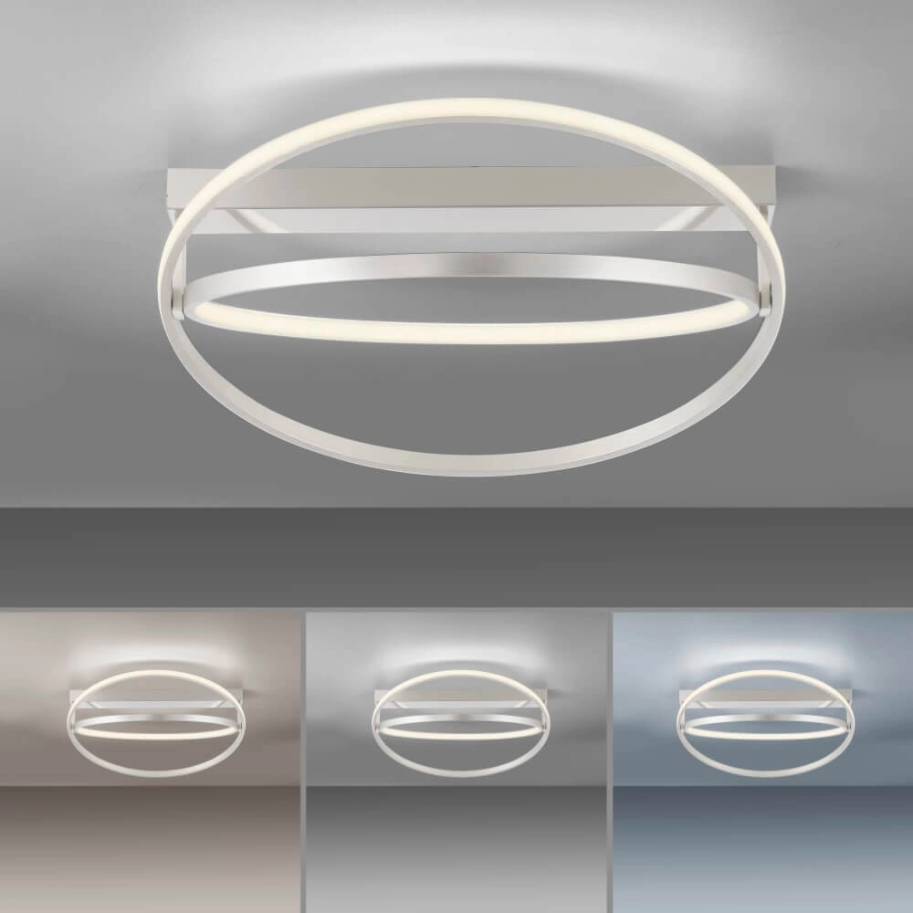 Plafondlamp Q-Beluga metaal Paul Neuhaus 4012248373590