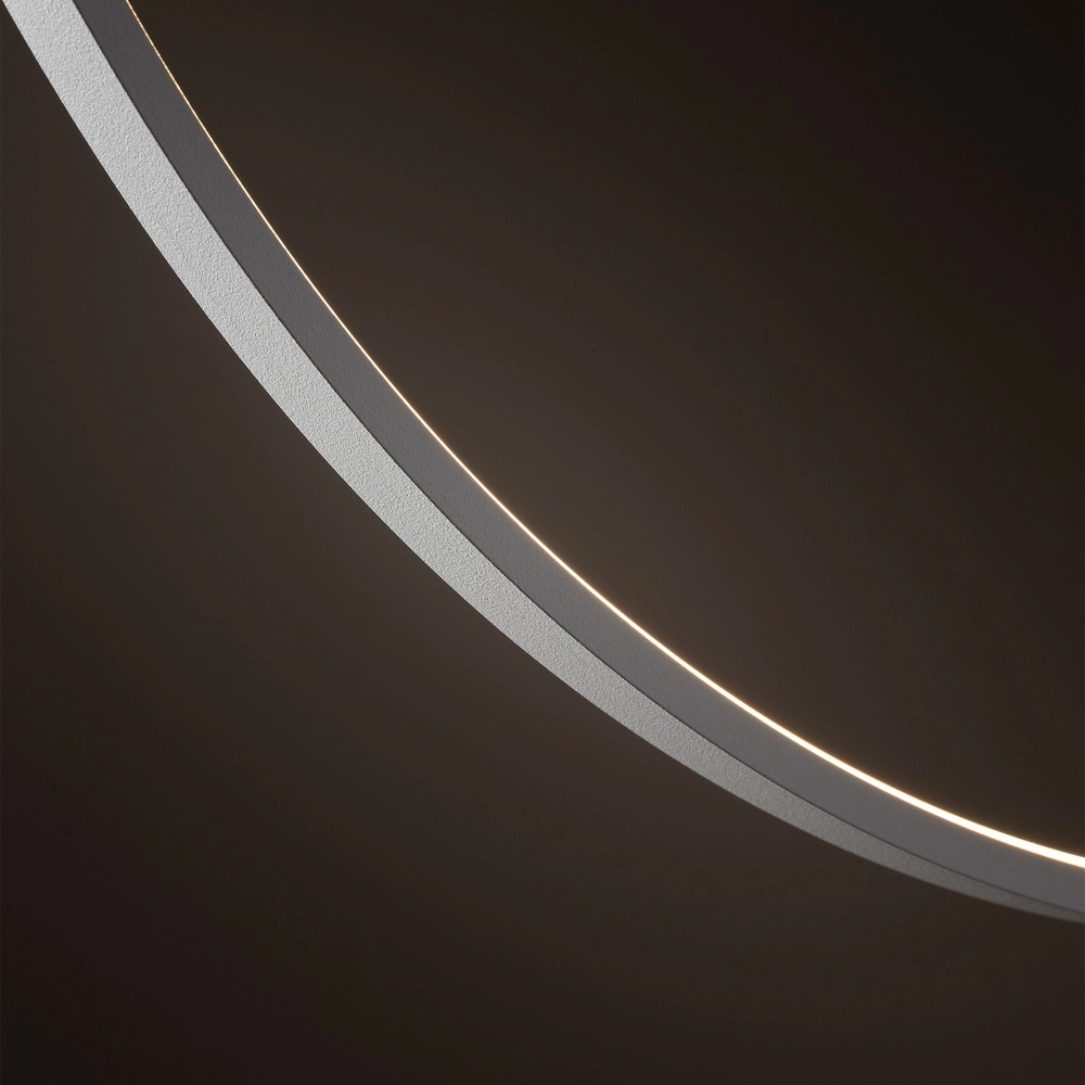 Design hanglamp Circolo Led wit Ø 60cm verticaal Lyora 5903139116053