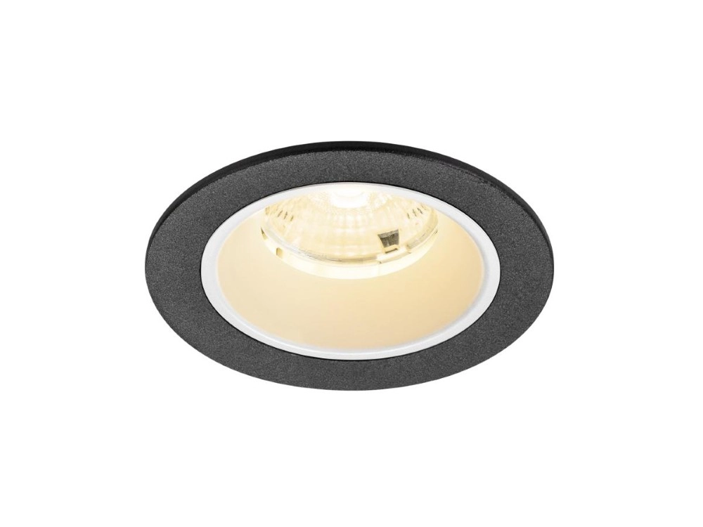 Inbouwspot Numinos S zwart/wit 3000K - 55gr
