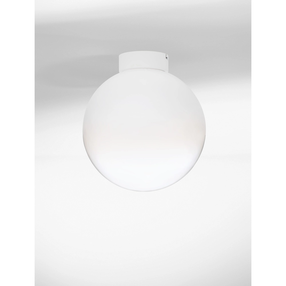 Witte plafondlamp Bolita bol Ø 30cm Lyora 5212017483607