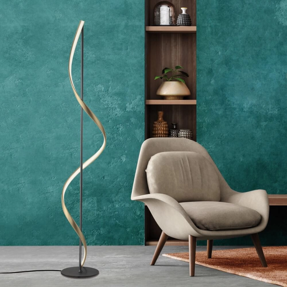 Design vloerlamp Q-Swing antraciet Paul Neuhaus 4012248373781