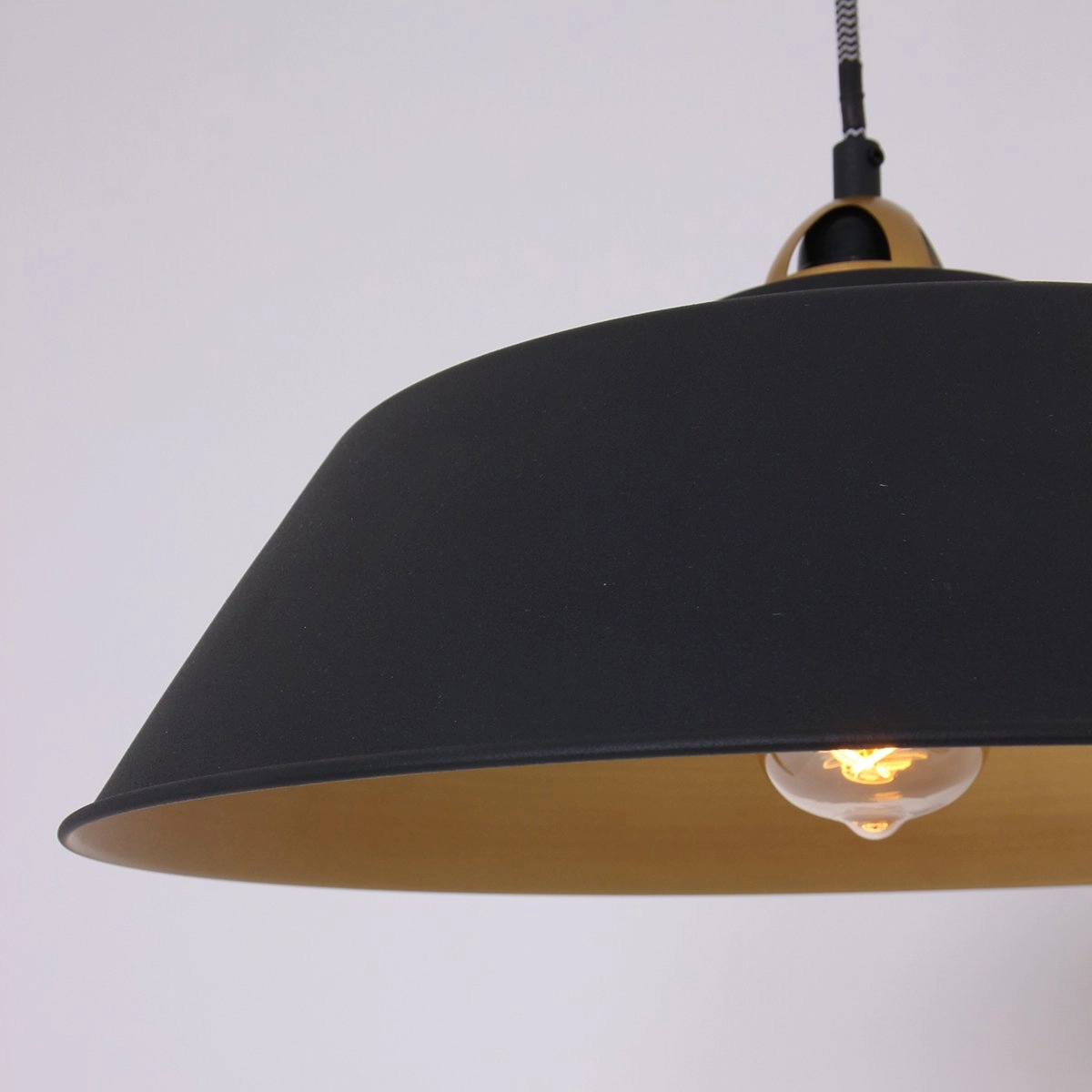 Hanglamp Mexlite zwart met goud Steinhauer 8712746114706