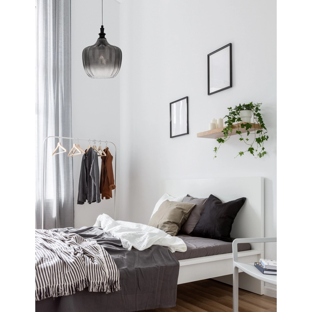 Hanglamp Loni smoke glas Lyora 5212017423054