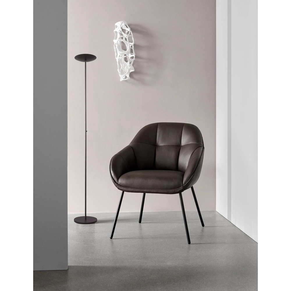 Design vloerlamp Scala zwart Ø 25cm Masterlight 8718121296609