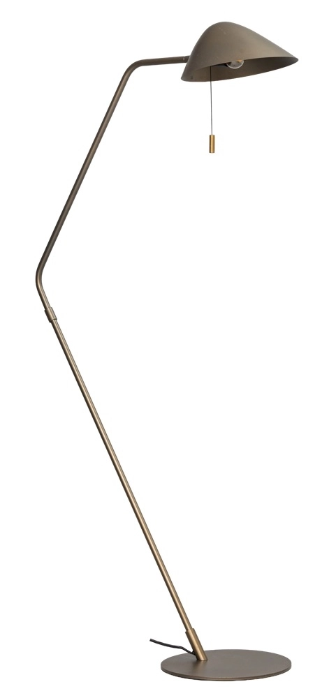 Design vloerlamp Lotte anodic brown