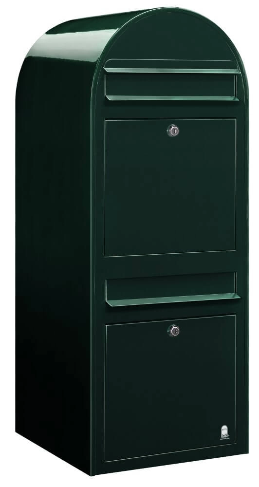 Brievenbus Duo 6064 Zwartgroen Brievenbus Duo 6064 Zwartgroen