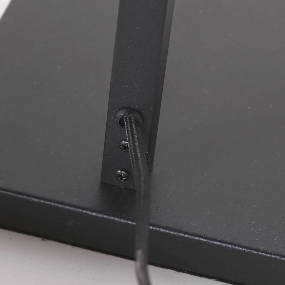 Vloerlamp Vidrio zwart met amber glas Steinhauer 8712746173741