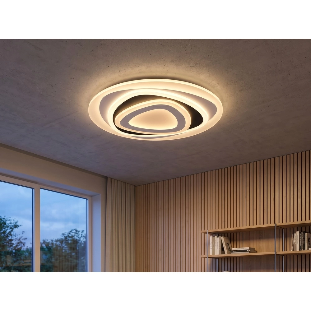 Plafonniere Zilo modern wit