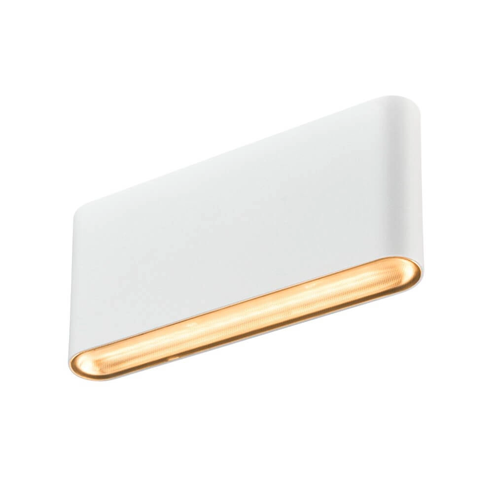 Led muurspot Oval 18 Up & down - wit Led muurspot Oval 18 Up & down - wit