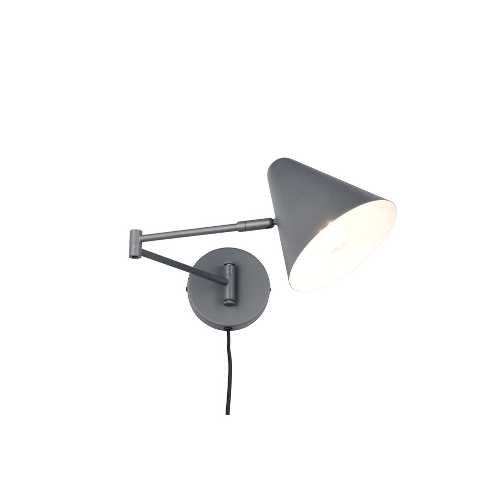 Design wandlamp Cosima antraciet Trio 4017807660012