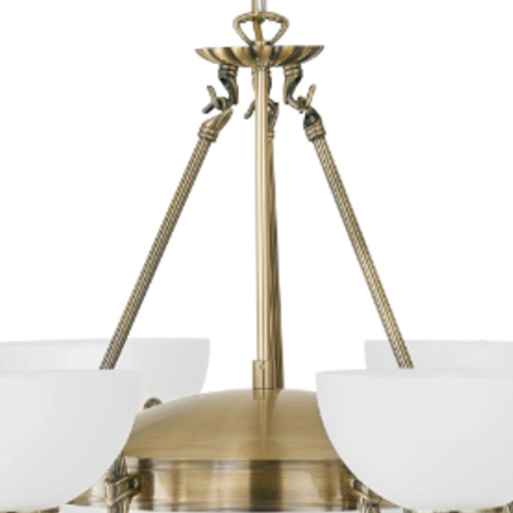 Hanglamp Savoy 6-lichts oudmessing Eglo 9002759827496