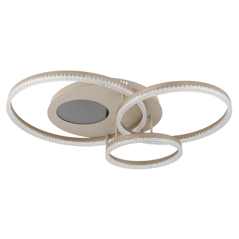 Plafondlamp zand bruin Sanford rond Globo 9007371589739
