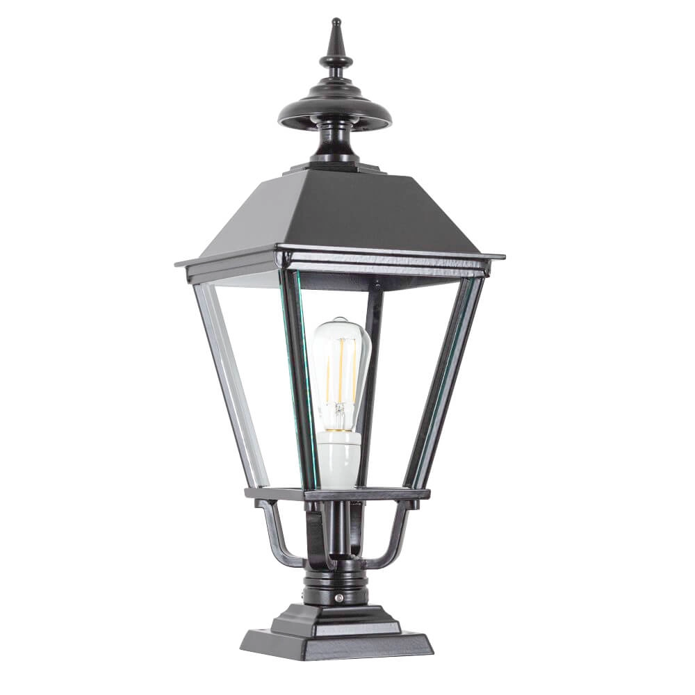 Oudhollandse sokkellamp Carlisle antraciet