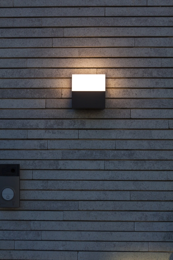 Wandlamp Domino design grijs Lutec 6939412018140