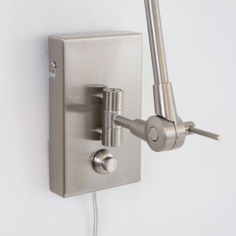 Schemerlamp Gramineus witte met kap Steinhauer 8712746093780