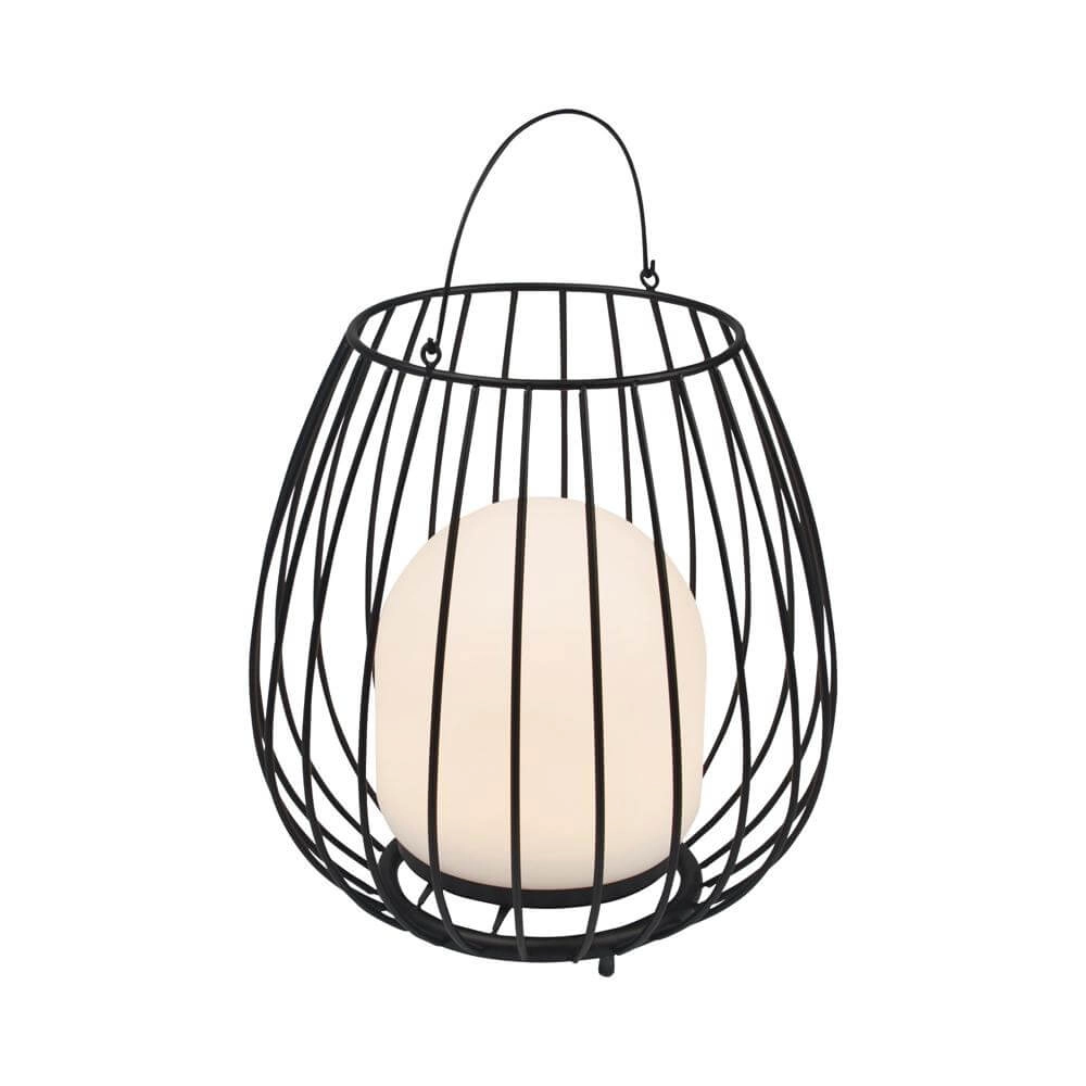 Oplaadbare tafellamp Jim To-Go zwart
