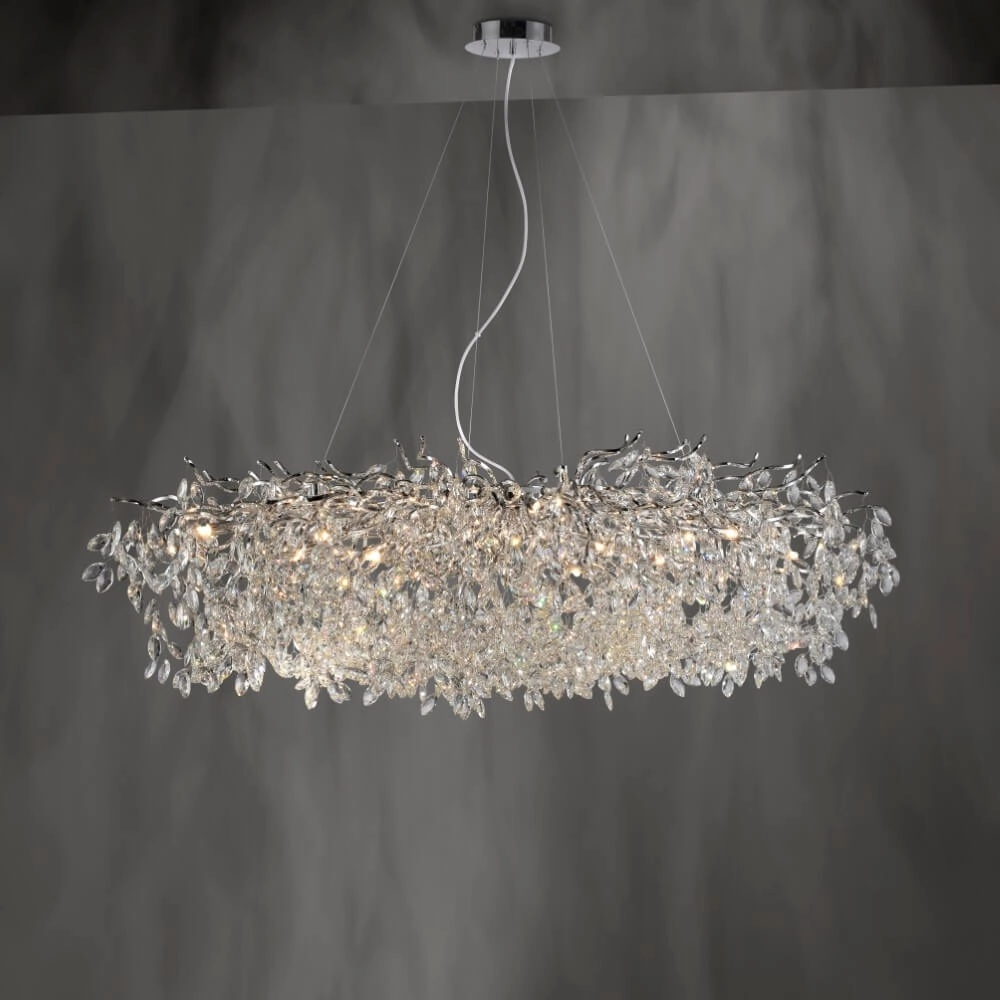 Kroonluchter Ricicle 150cm chroom Paul Neuhaus 4012248382097