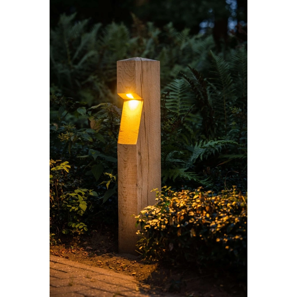 Houten padverlichting Eye 100 Accoya - 10x10x90cm - 2700K Timberlab 8716803513754