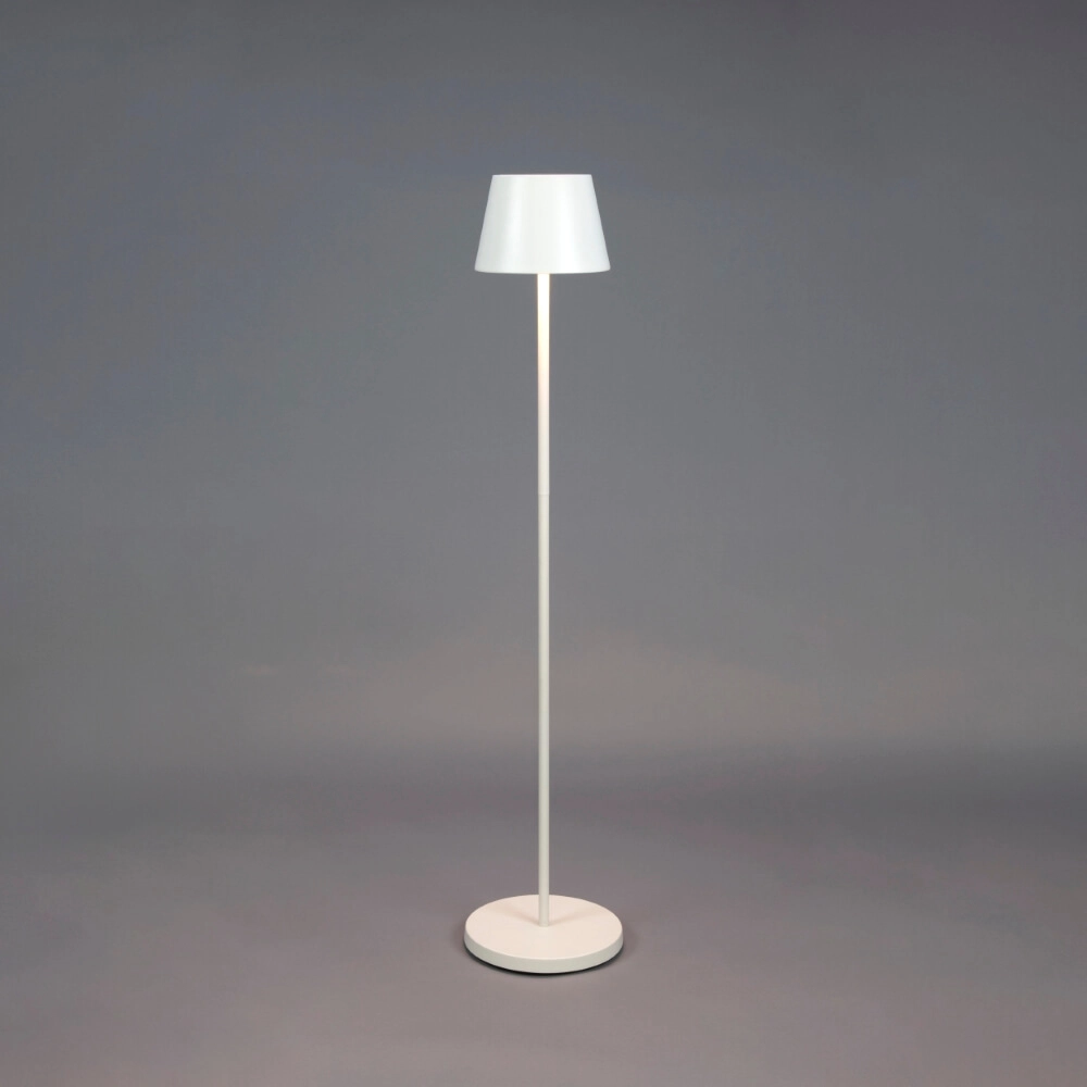 Oplaadbare vloerlamp Pomezia Medium wit KonstSmide 7318307841251