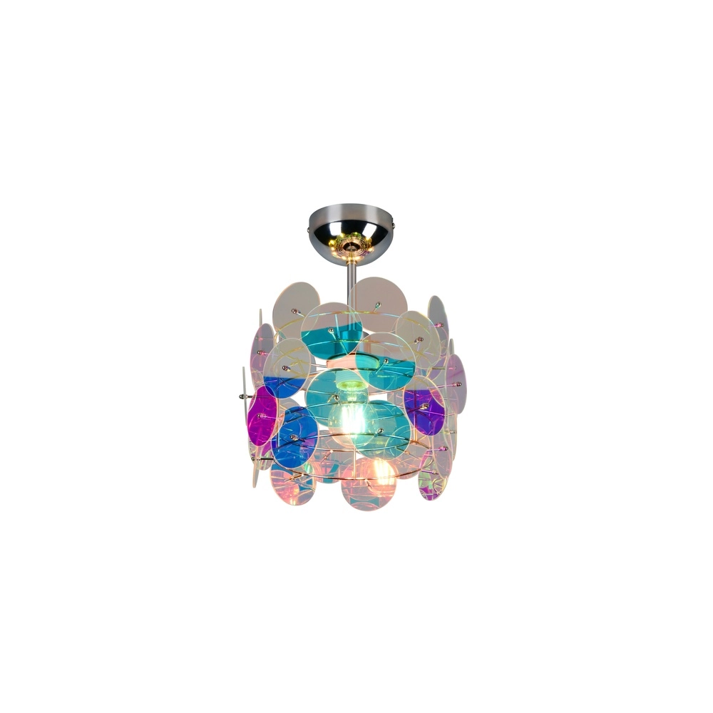Plafondlamp Iride gekleurd